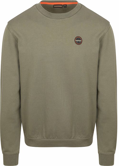 Napapijri Badge Sweater Vert Olive Product