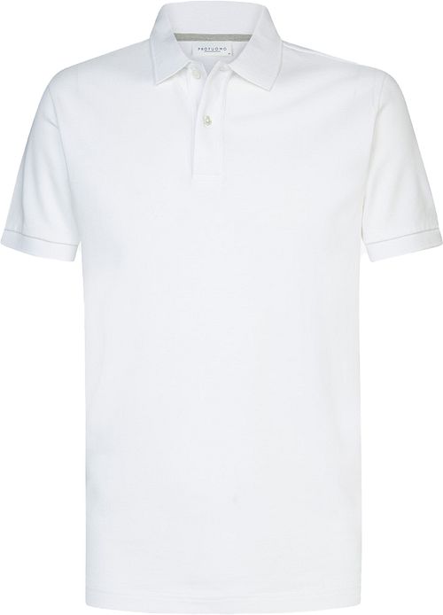 Profuomo Piqué Poloshirt Weiß Product