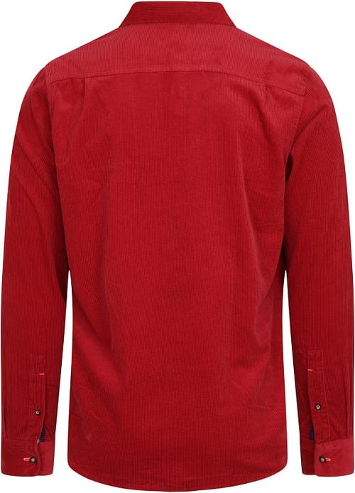 Scotch and Soda Shirt Corduroy Red Product / Achterkant