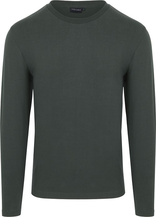 Suitable Respect Longsleeve Heavy T-shirt Dark Green Product