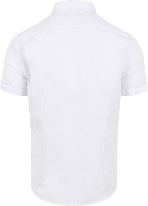Suitable Short Sleeve Overhemd Wit Product / Achterkant