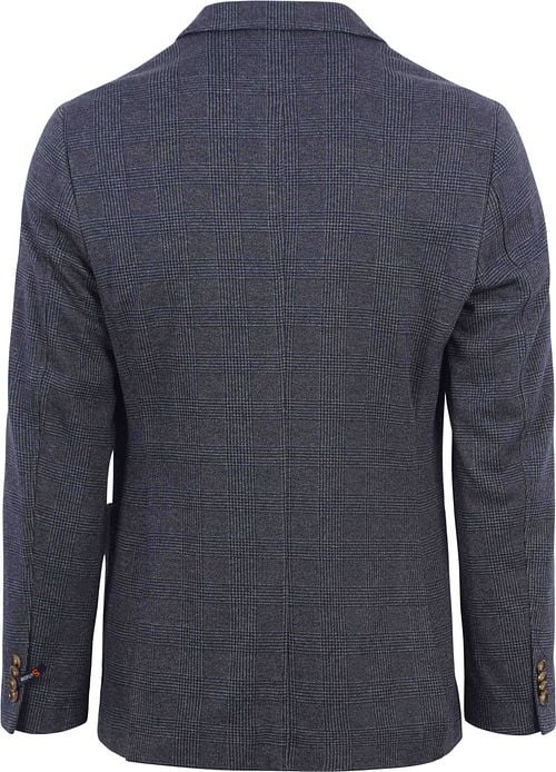 Suitable Sports Jacket Fame Checks Navy Product