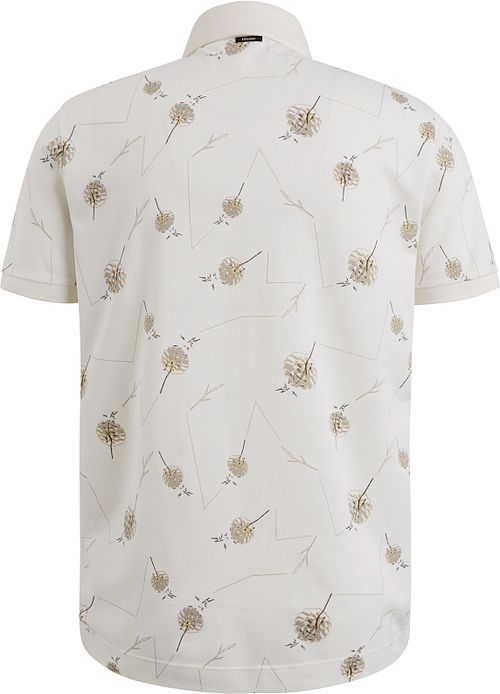 Vanguard Polo Shirt Print Ecru Product / Achterkant