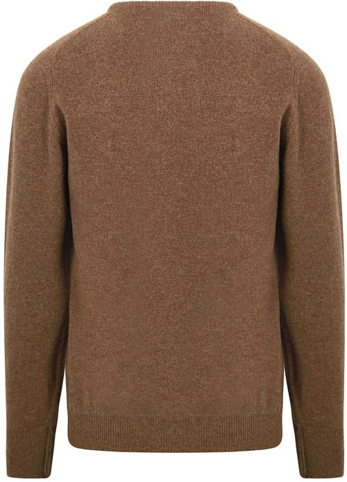 William Lockie Pullover Lammwolle Driftwood Product / Achterkant