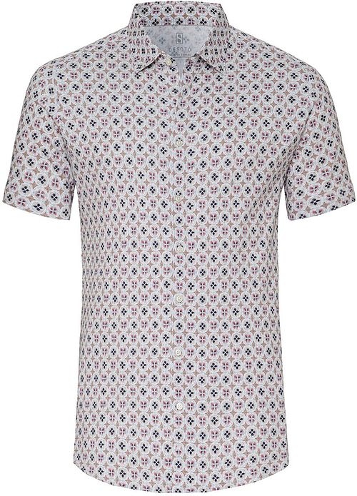 Desoto Short Sleeve Jersey Shirt Print Beige Product