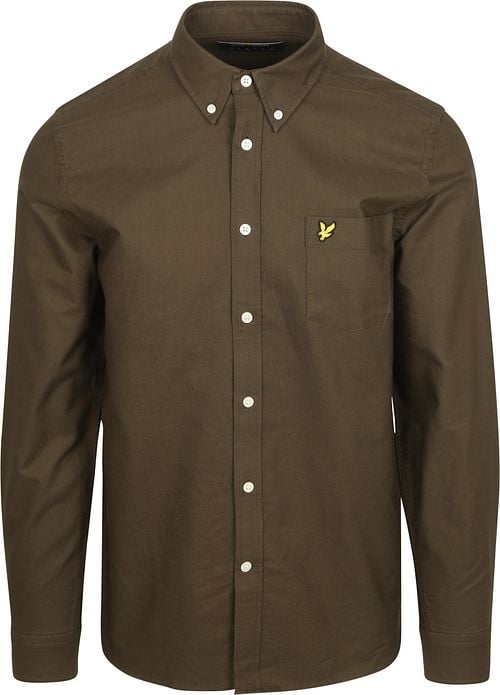 Lyle & Scott Shirt Plain Oxford Olive Product