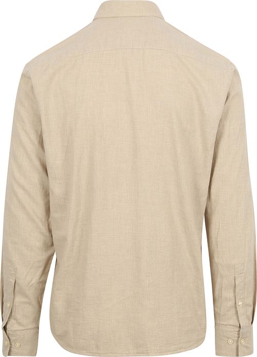 Marc O'Polo Shirt Twill Beige Product / Achterkant