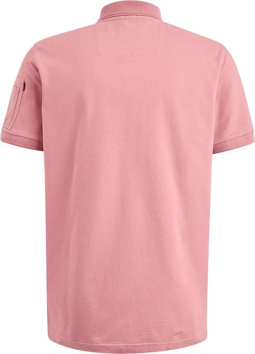PME Legend Poloshirt Trackway Altrosa Product / Achterkant