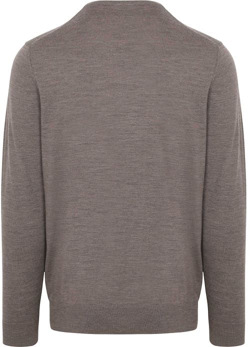 Profuomo Pull-over Laine Merinos Taupe