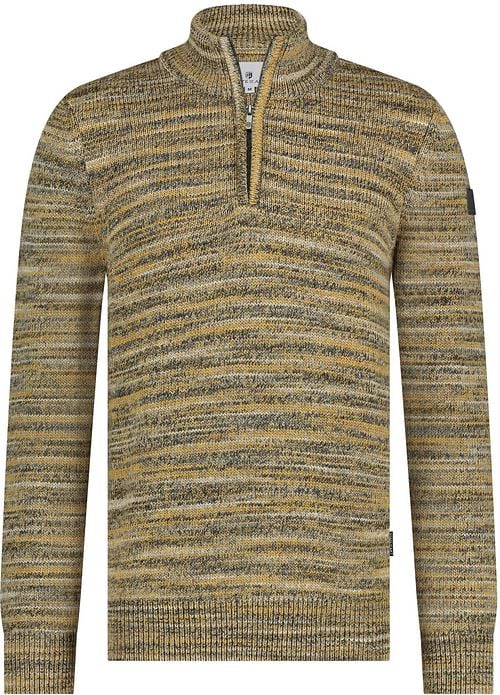 State Of Art Half Zip Pullover Melange Yellow Product