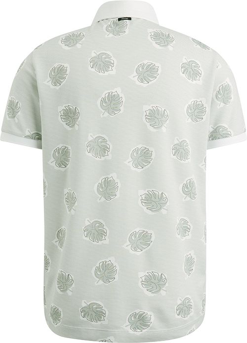 Vanguard Piqué Polo Shirt Print Light Green Product / Achterkant