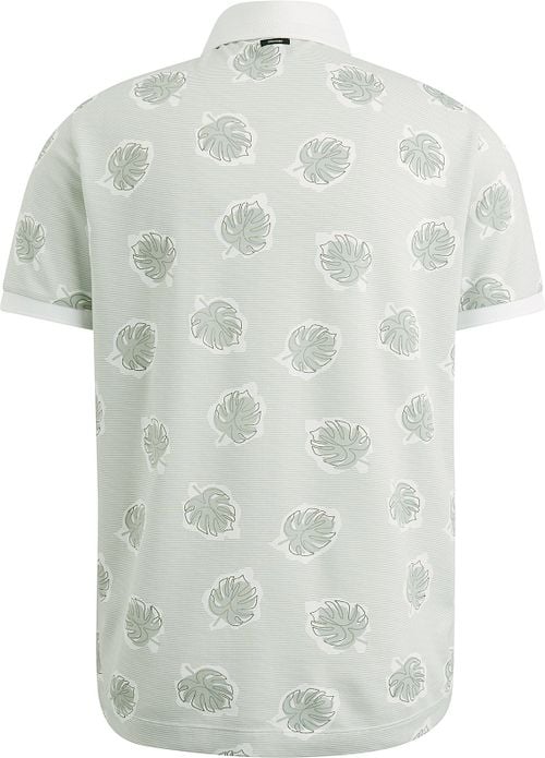 Vanguard Piqué Poloshirt Druck Hellgrün Product / Achterkant