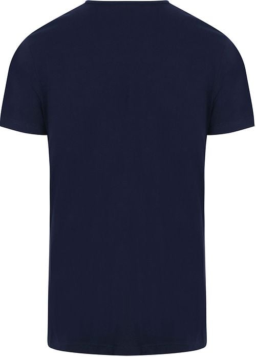 Suitable Ota T-shirt Round Neck Navy 2-Pack Product / Achterkant