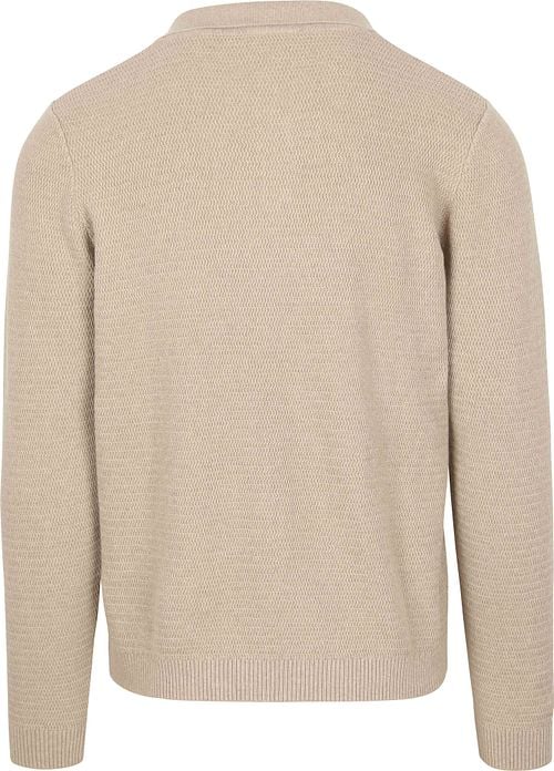 Suitable Pullover Riva Structure Melange Sand Product / Achterkant