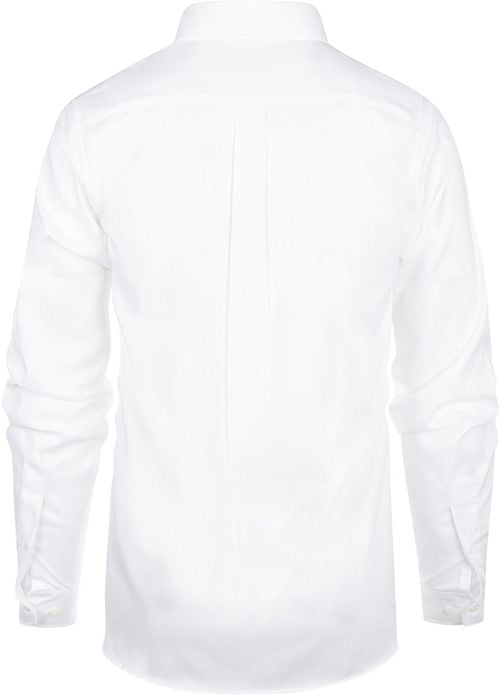 Steppin' Out Hemd Twill Weiß Product / Achterkant
