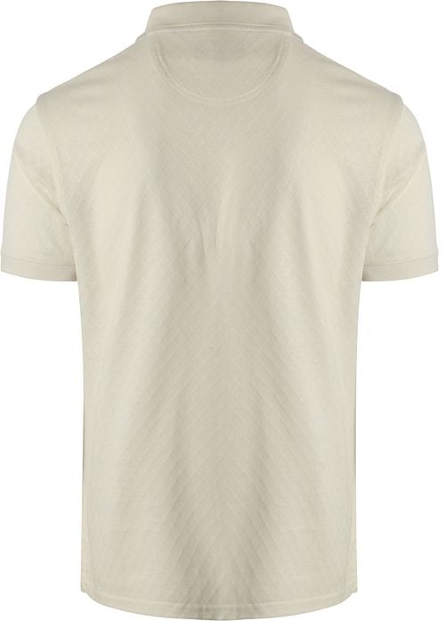 Barbour Polo Sutton Tailored Antique White Product / Achterkant