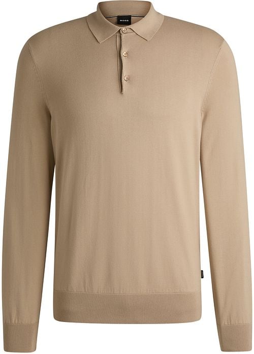 BOSS Polo Gemello Long Sleeve Beige Product