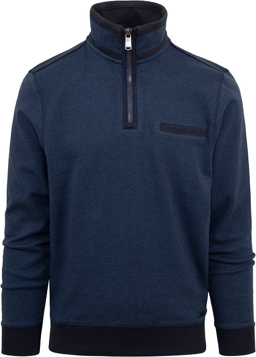 Casa Moda Halfzip Pullover Blau Product / Detail