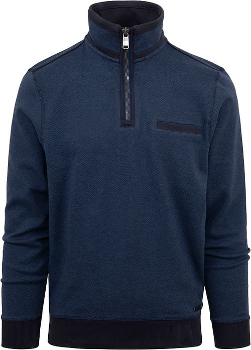 Casa Moda Halfzip Sweater Blue Product / Detail