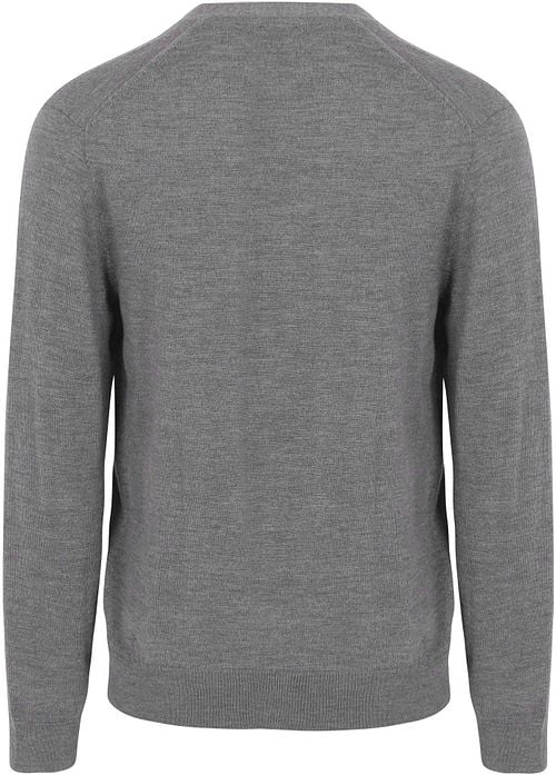 Olymp Strickjacke Wolle Grau Product / Achterkant