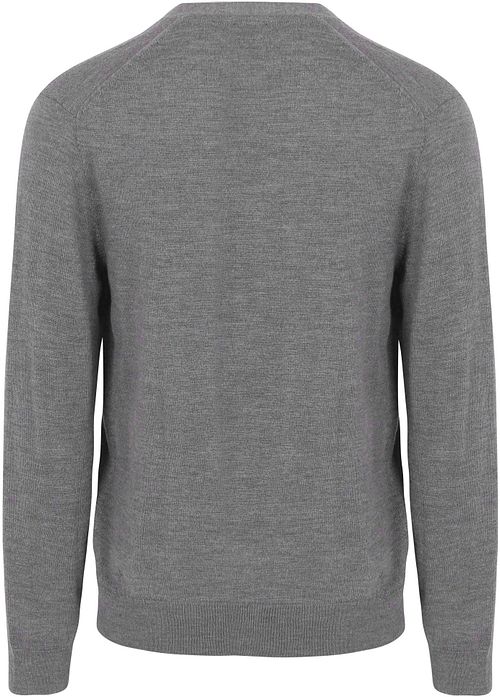 Olymp Cardigan Laine Gris Product / Achterkant