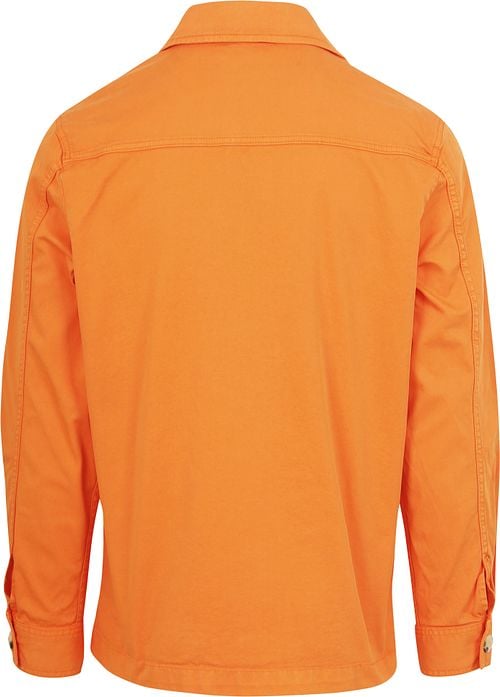 King Essentials The Benjamin Overshirt Orange Product / Achterkant