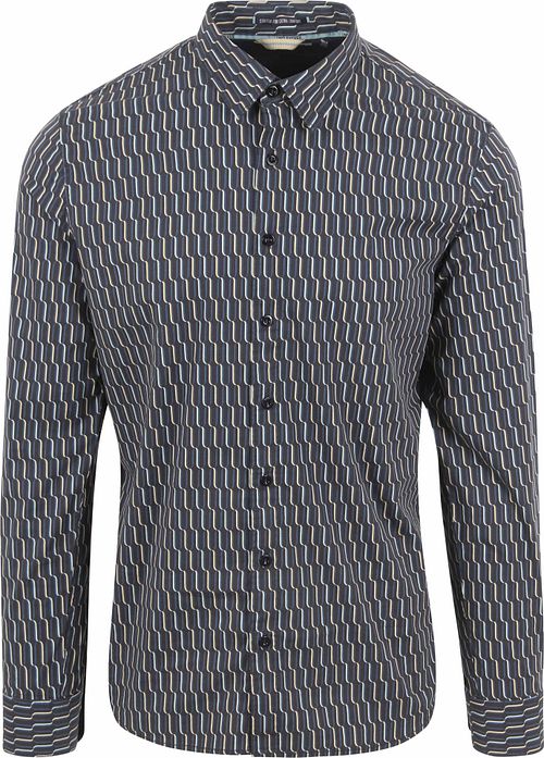 No Excess Shirt Print Navy Product