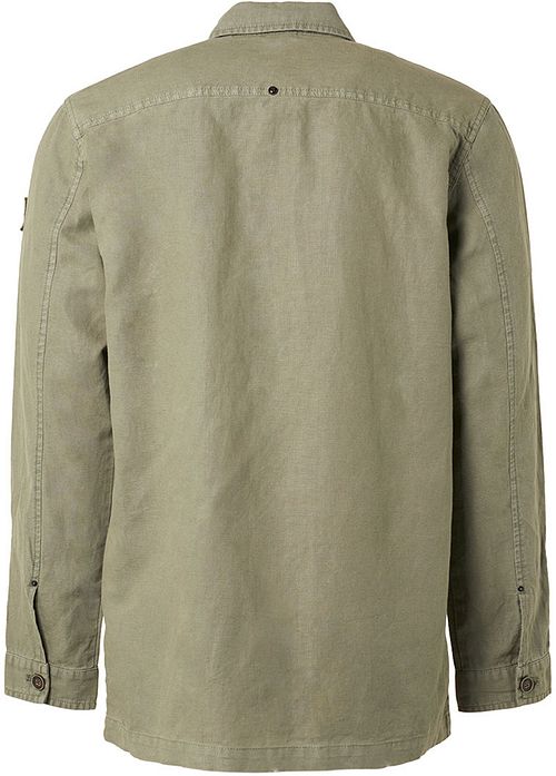 No Excess Overshirt Donkergroen Product / Achterkant