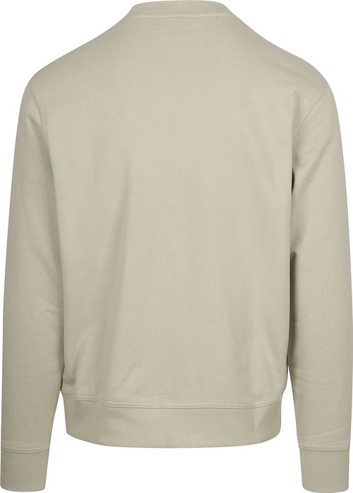 BOSS Pullover WeSmallcrew Ecru Product / Achterkant