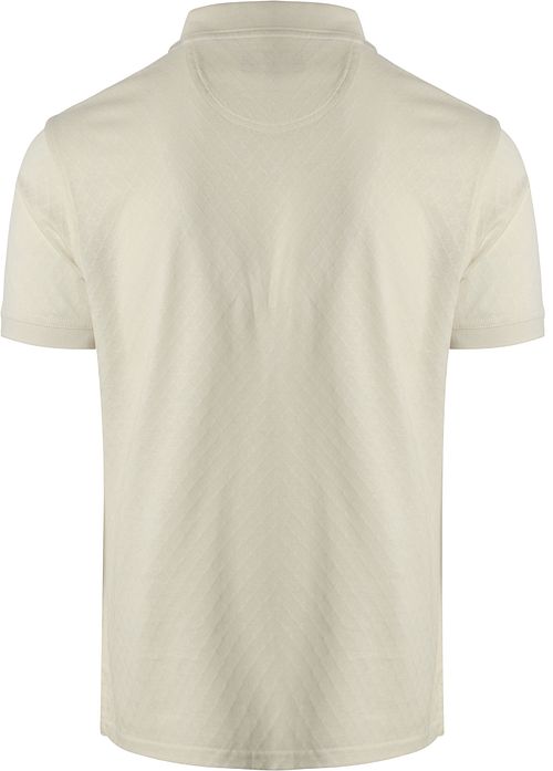 Barbour Polo Sutton Tailored Antique White Product / Achterkant