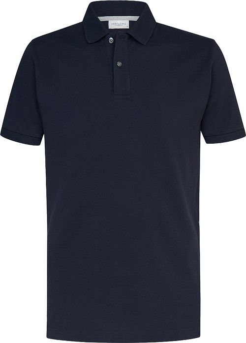 Profuomo Piqué Poloshirt Marine Product