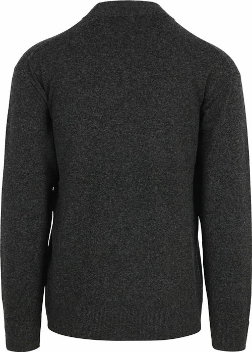 Scotch and Soda Rollkragenpullover Anthrazit Grau Product / Achterkant