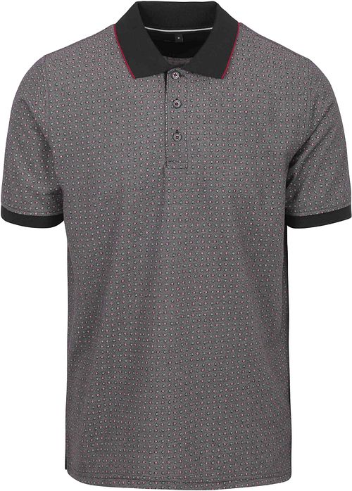Casa Moda Polo Imprimé Gris Multicolour Product