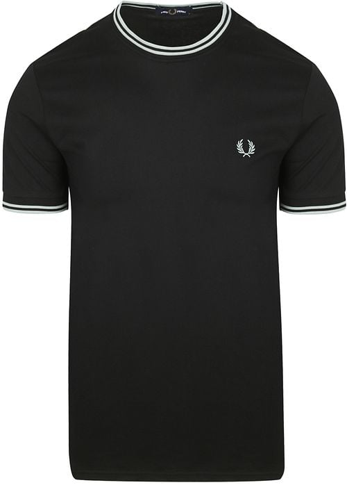 Fred Perry M1588 Twin Tipped T Shirt Black Product