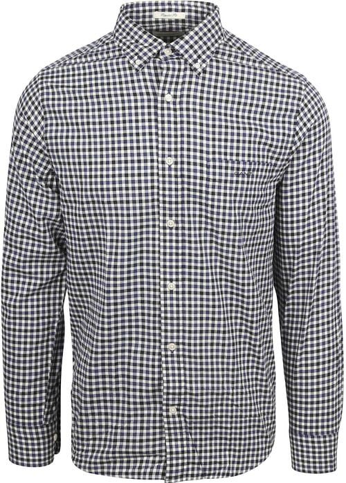 Gant Overhemd Twill Gingham Navy Product