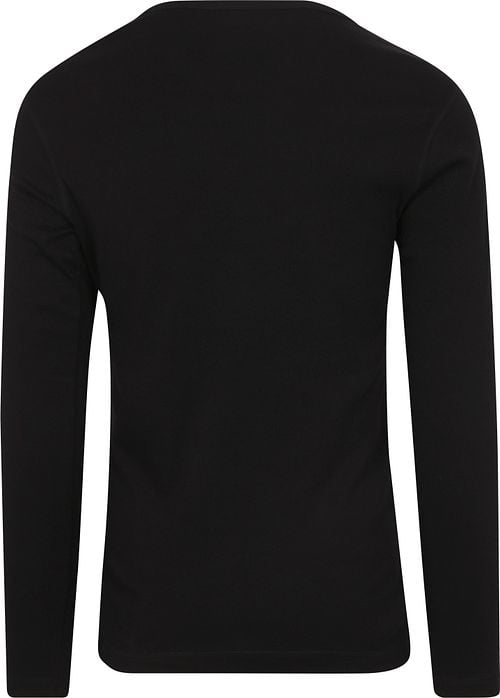 Garage Basic T-shirt Longsleeve Zwart Product / Achterkant