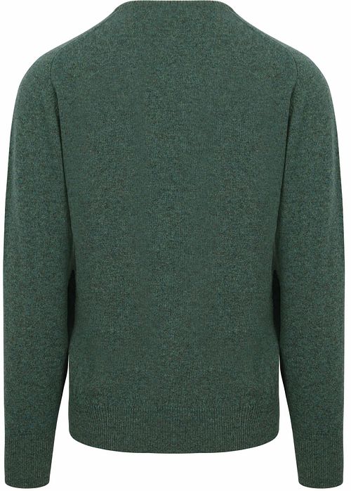 William Lockie V-Ausschnitt Pullover Lammwolle Cossack Product / Achterkant