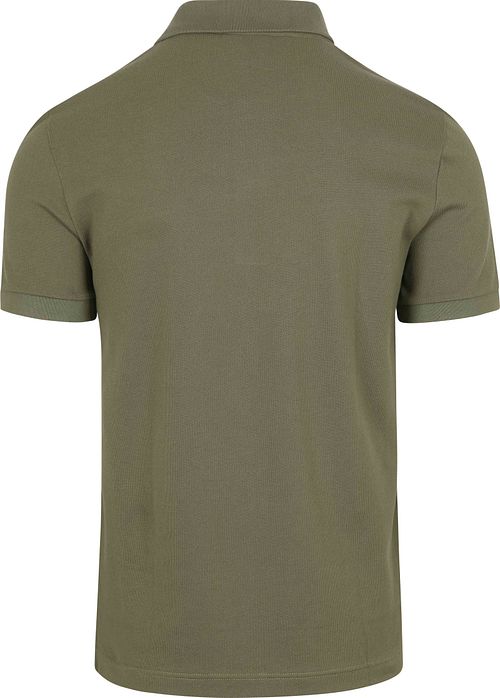 Lacoste Polo Shirt Pique Olive Green Product / Achterkant