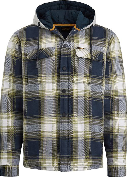 PME Legend Overshirt Checks Blue Green Product