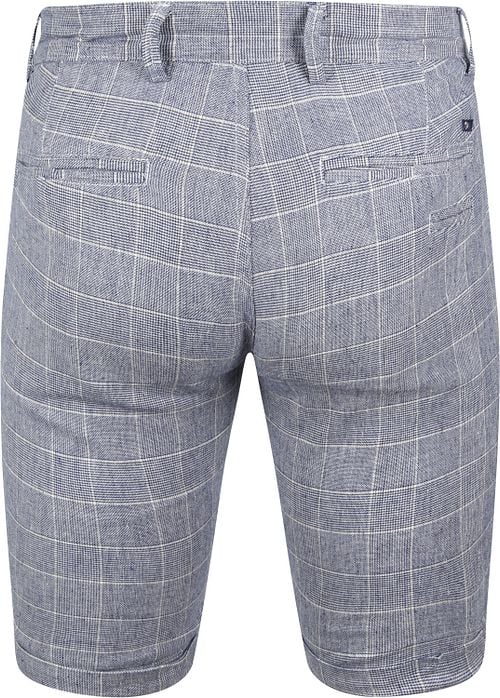 Suitable Don Short Blauw Geruit Product / Achterkant