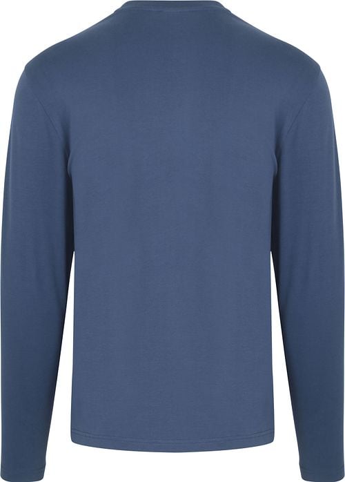Suitable Respect Longsleeve Heavy T-shirt Dark Blue Product / Achterkant