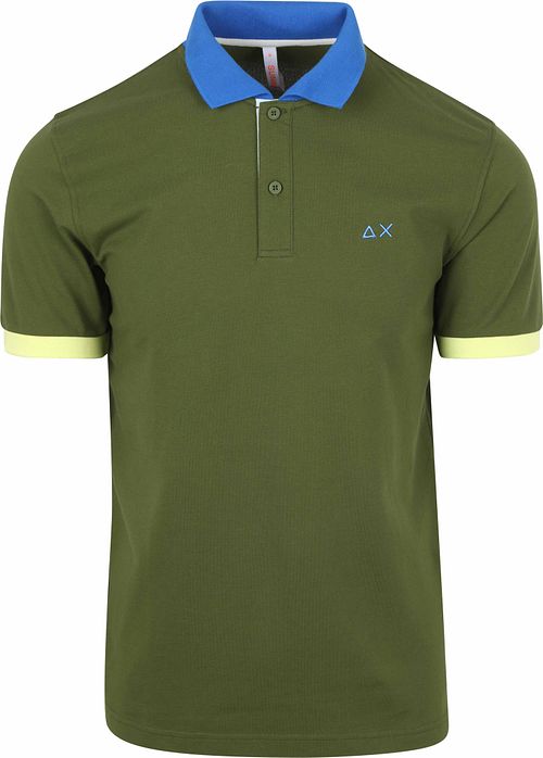 Sun68 Polo Shirt Color Way Dark Green Product
