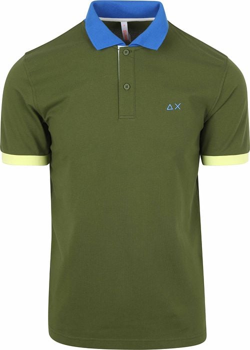 Sun68 Poloshirt Color Way Donkergroen Product