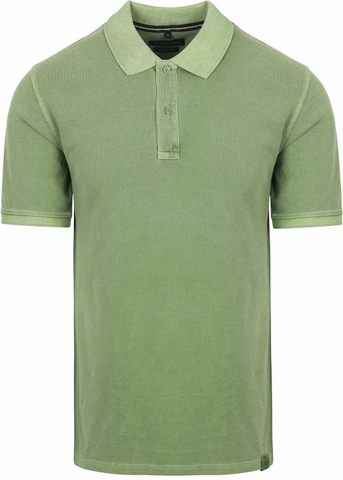 Casa Moda Polo Shirt Piqué Garment Dye Green Product