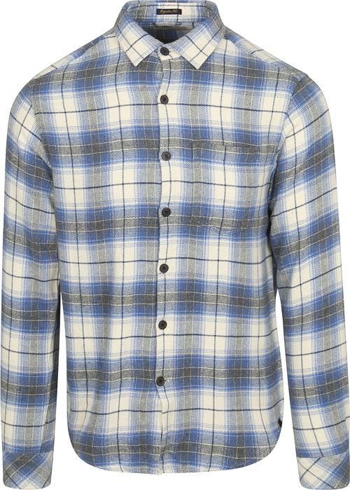 Dstrezzed Shirt Stein Flanel Checks Blue Product