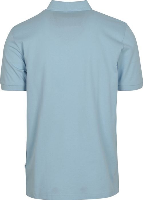 OLYMP Poloshirt Piqué Hellblau Product / Achterkant