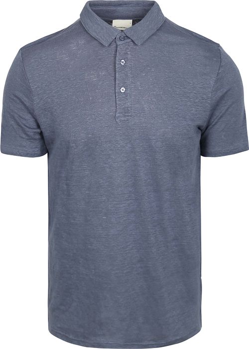 Knowledge Polo Regular Linnen Indigo Product