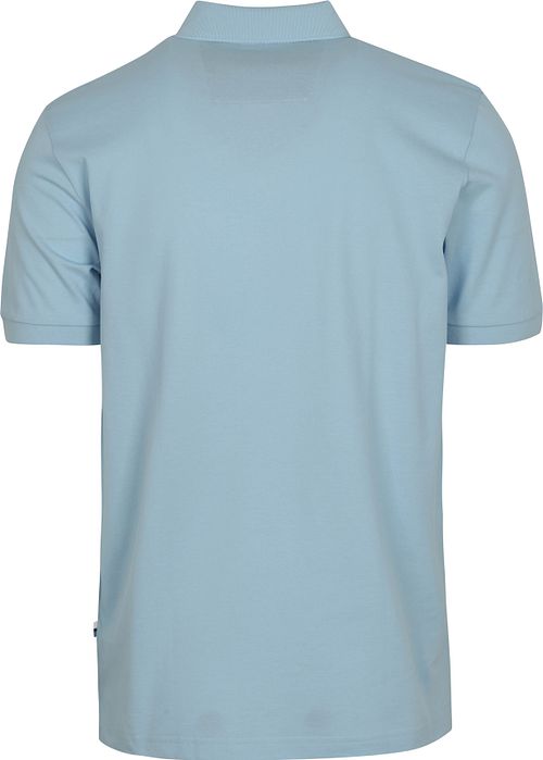 OLYMP Polo Shirt Piqué Light Blue Product / Achterkant