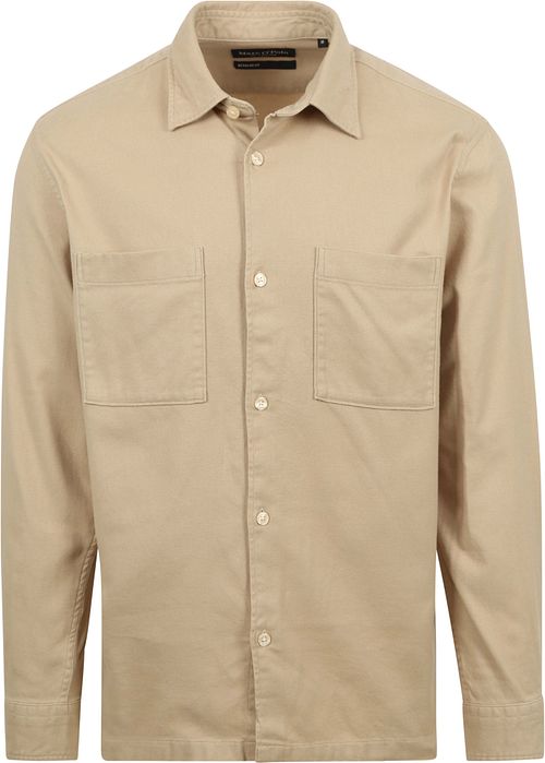 Marc O'Polo Shirt Twill Flannel Beige Product