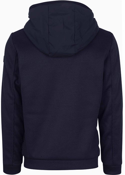 No Excess Jacket Knitted Sleeve Navy